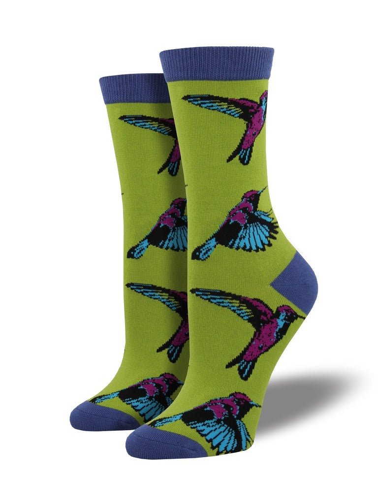 Hummingbirkds | Bamboo | Citron - Socks - Socksmith