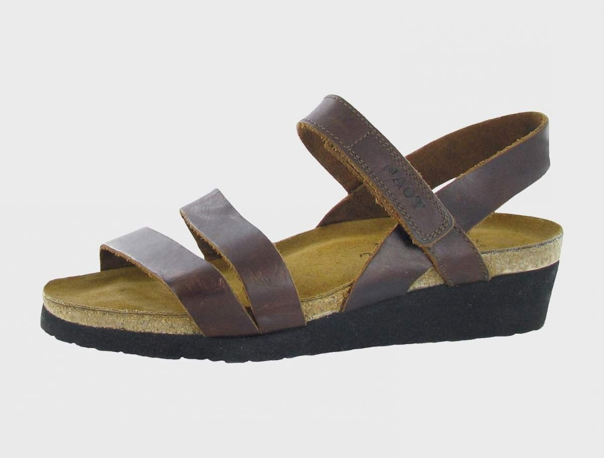 Kayla | Oiled Leather | Buffalo - Sandals - Naot