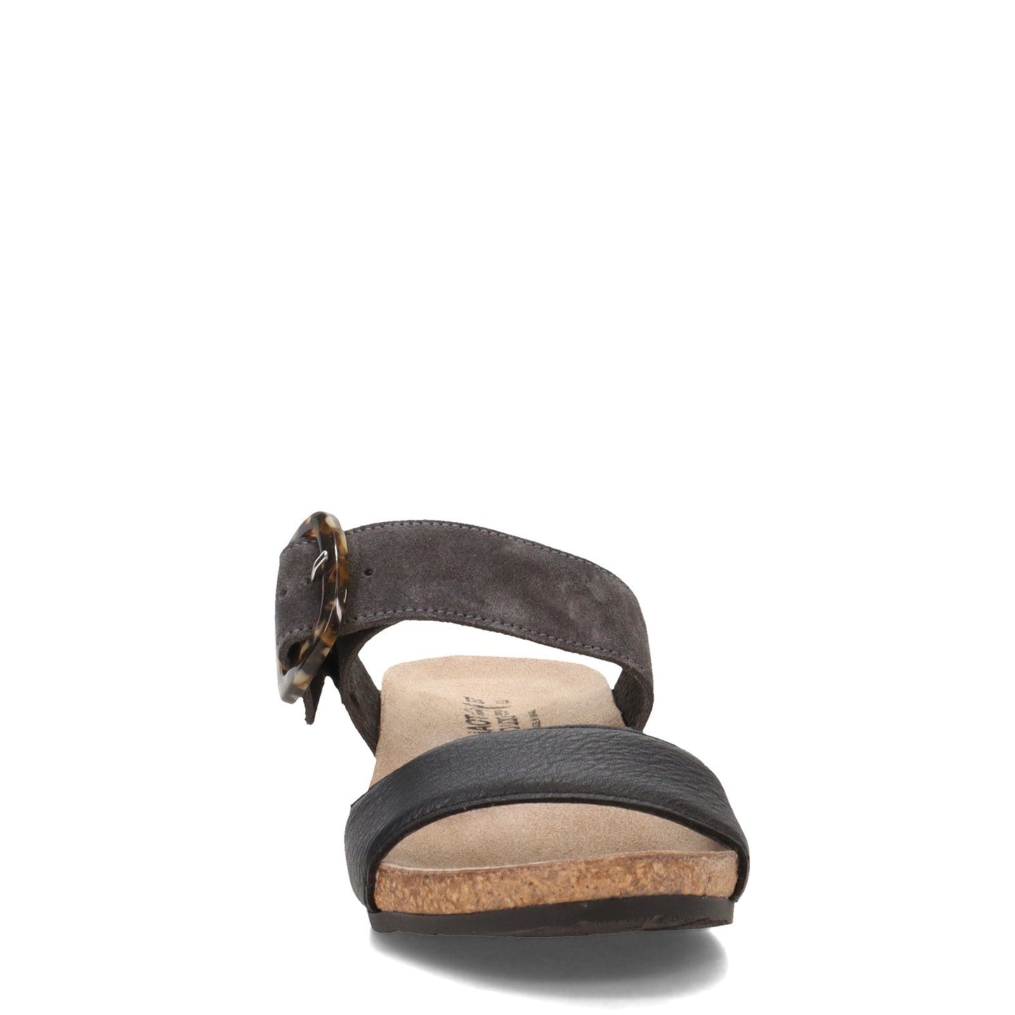 Kingdom | Leather/Suede | Soft Black/Oily Midnight - Sandals - Naot