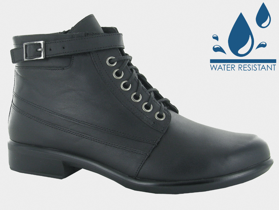 Kona | Water Resistant | Leather | Black - Boot - Naot
