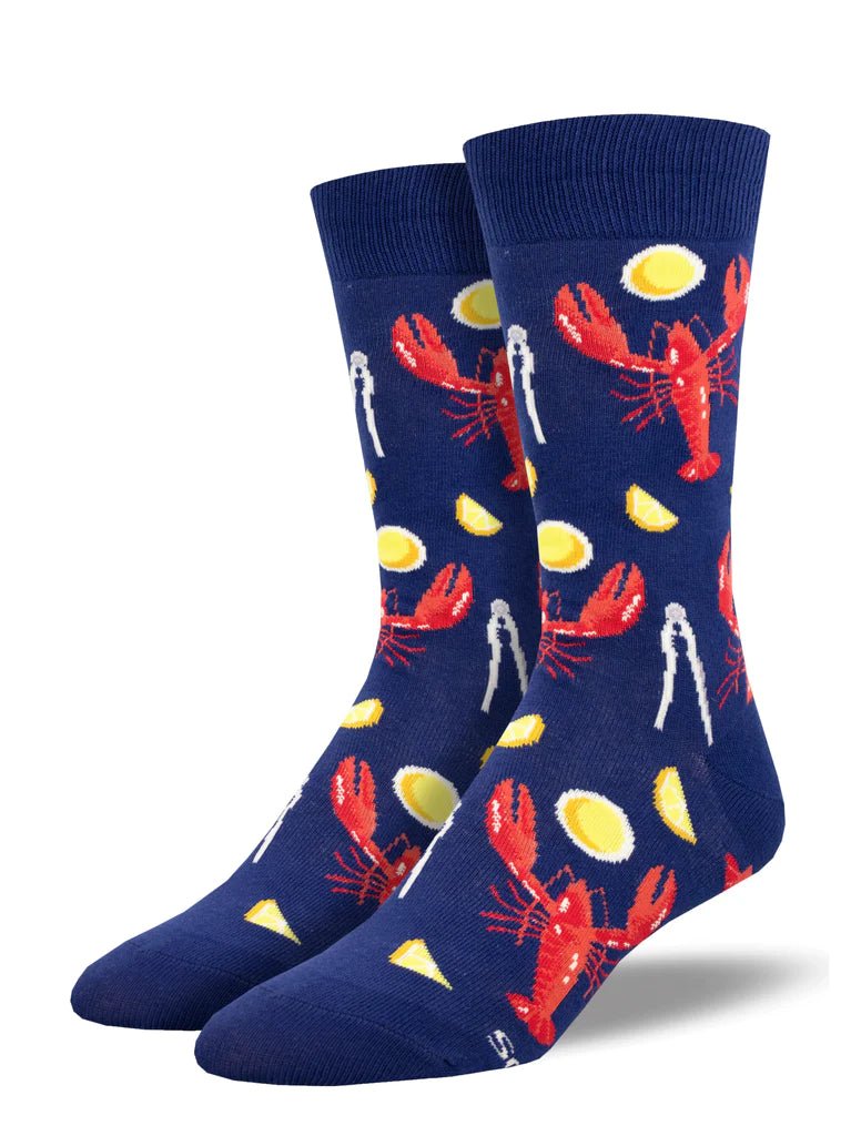 Lobster Dinner | Men | Navy - Socks - Socksmith