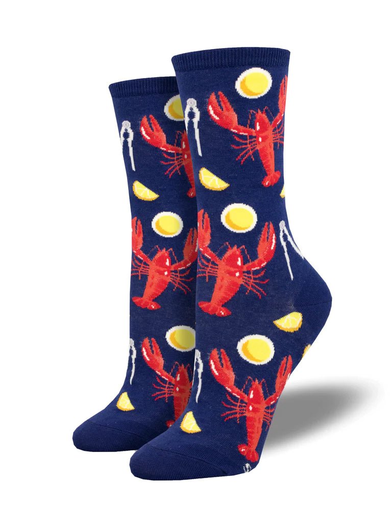 Lobster Dinner | Navy - Socks - Socksmith