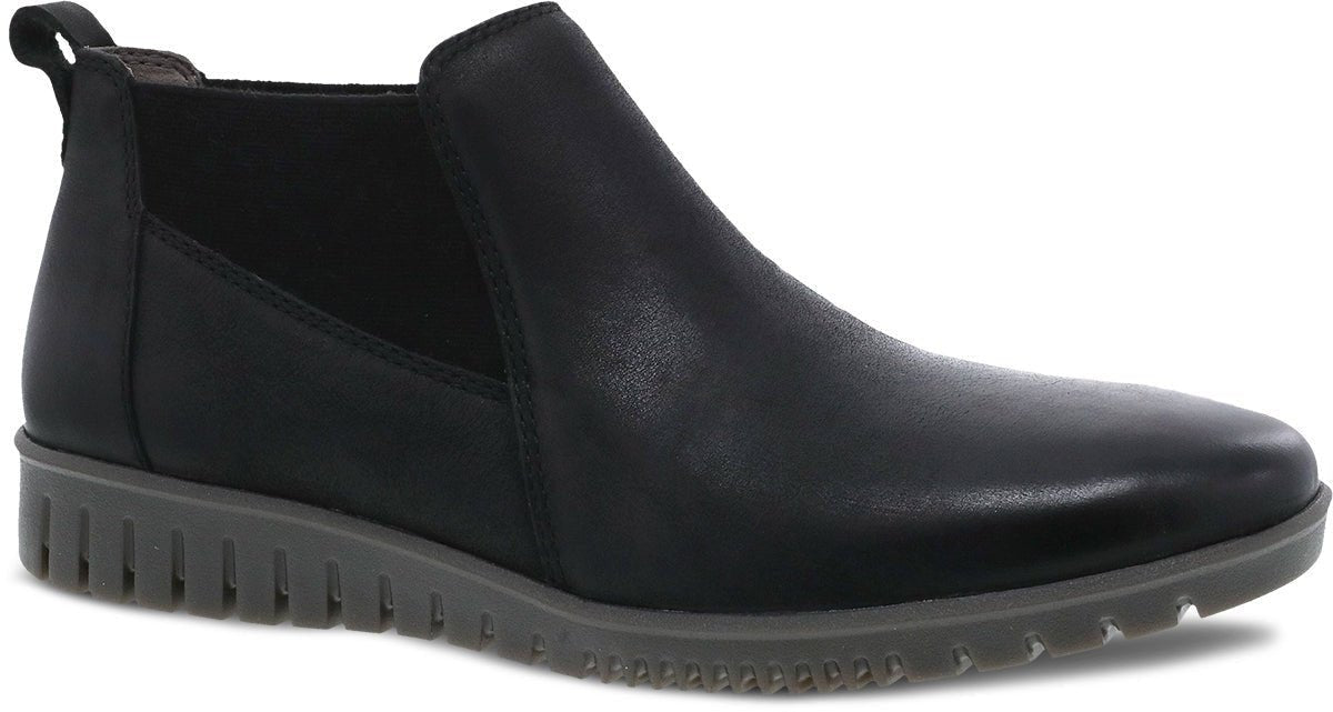 Louisa | Burnished Calf | Black - Boot - Dansko