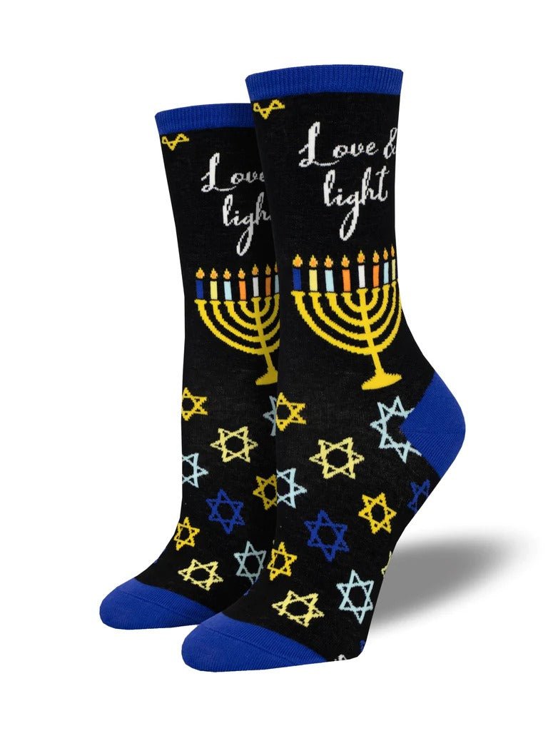 Love And Light | Black - Socks - Socksmith