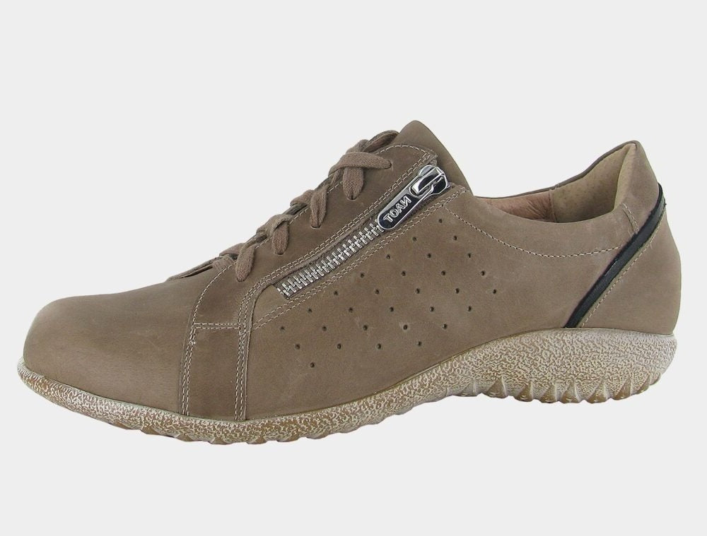 Moko | Nubuck/Leather | Bark/Black - Shoe - Naot