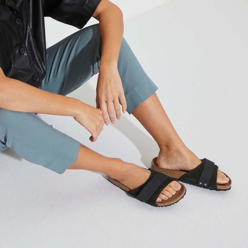 Oita | Suede | Black - Sandals - Birkenstock