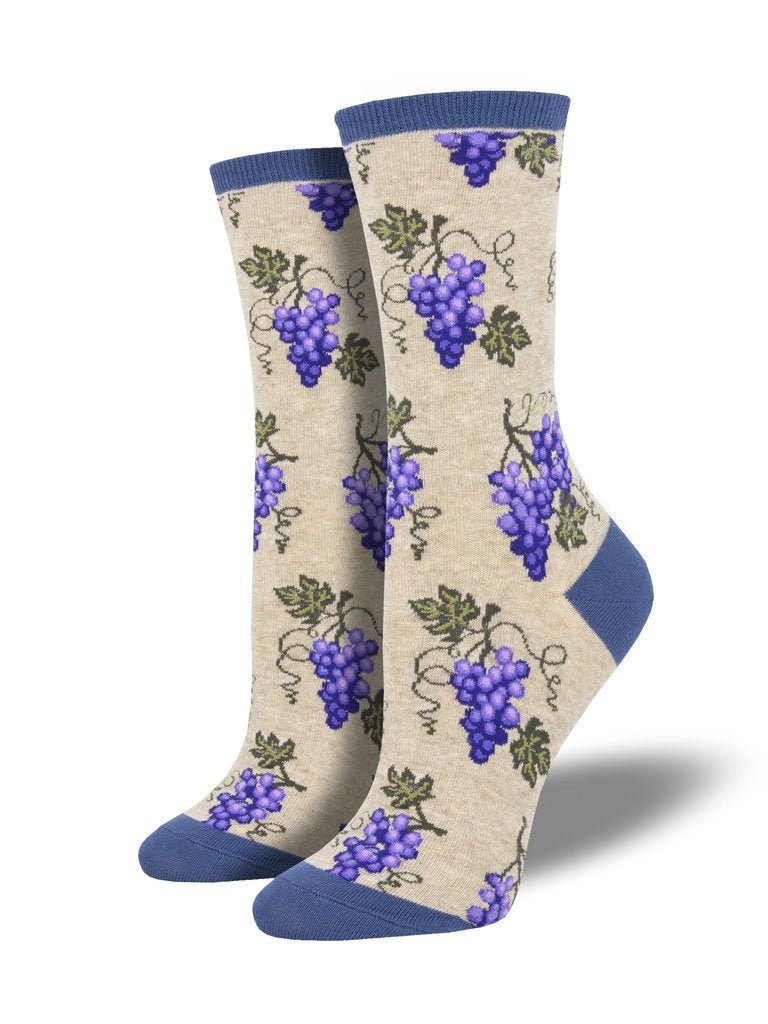 One Fine Vine | Women | Hemp Heather - Socks - Socksmith