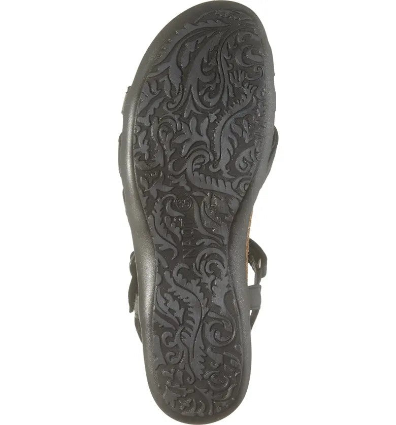 Patricia | Leather | Soft Black - Sandals - Naot