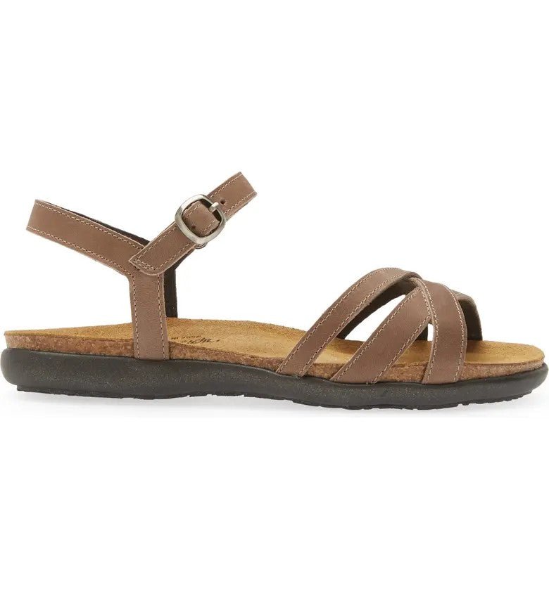 Patricia | Nubuck | Oily Bark - Sandals - Naot