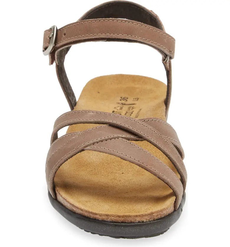 Patricia | Nubuck | Oily Bark - Sandals - Naot