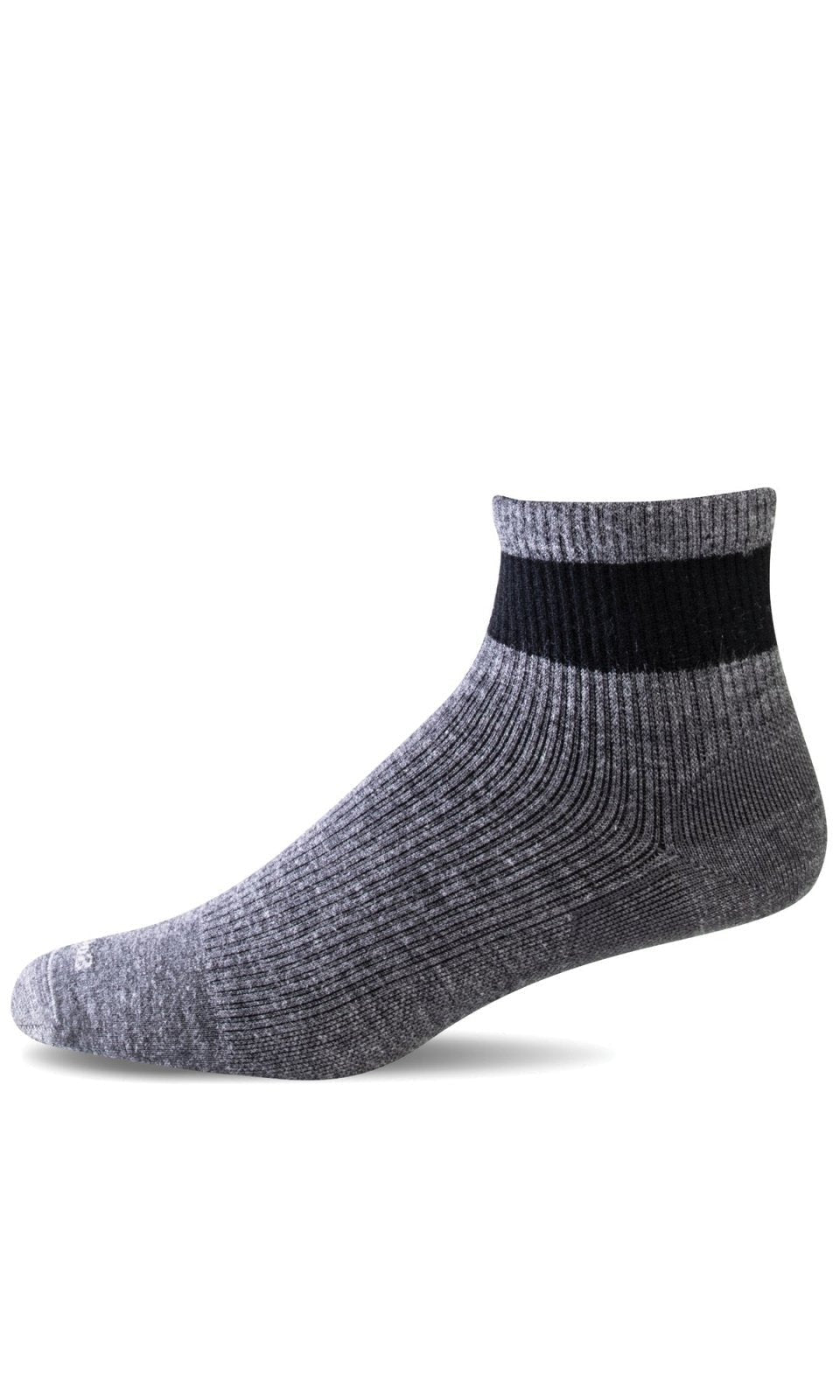 Plantar Relief Quarter | Men | Charcoal - Socks - Sockwell