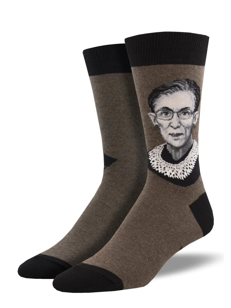 RBG | Men | Brown Heather - Socks - Socksmith