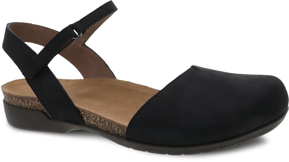 Rowan | Nubuck | Black - Sandals - Dansko