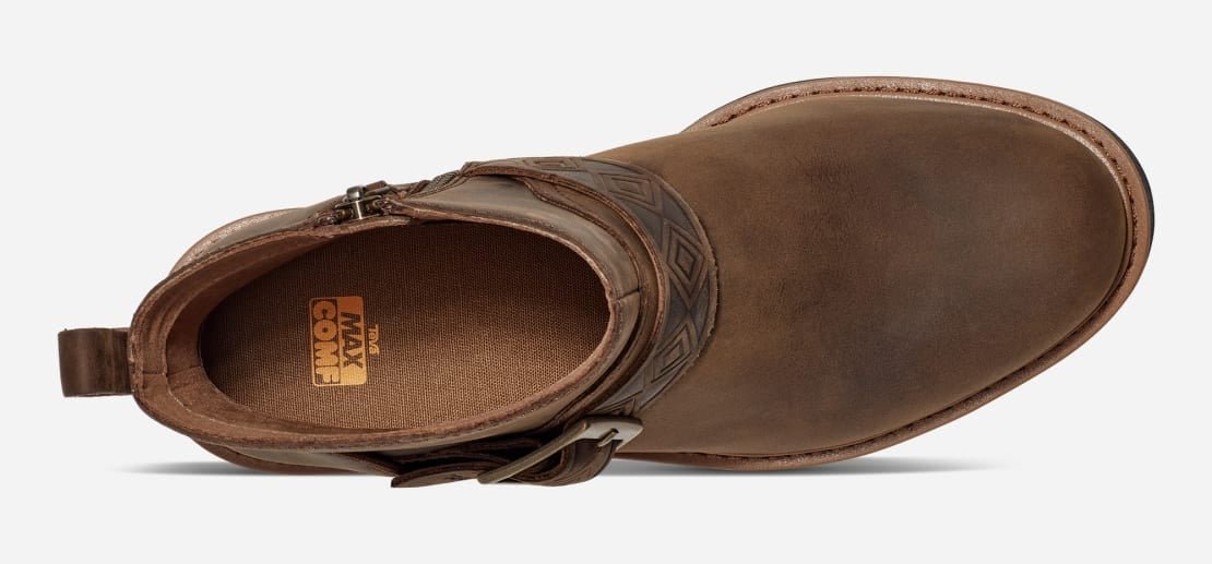Rowena Buckle | Waterproof Leather | Bison - Boot - Teva