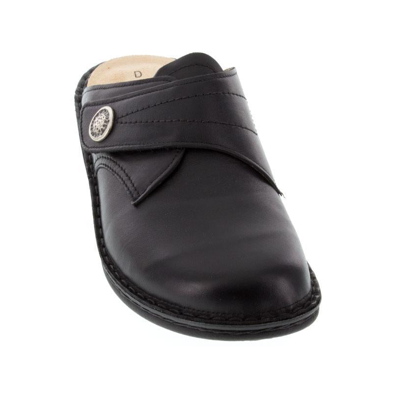 Santa Fe Soft | Women | Black Nappa - Clog - Finn Comfort