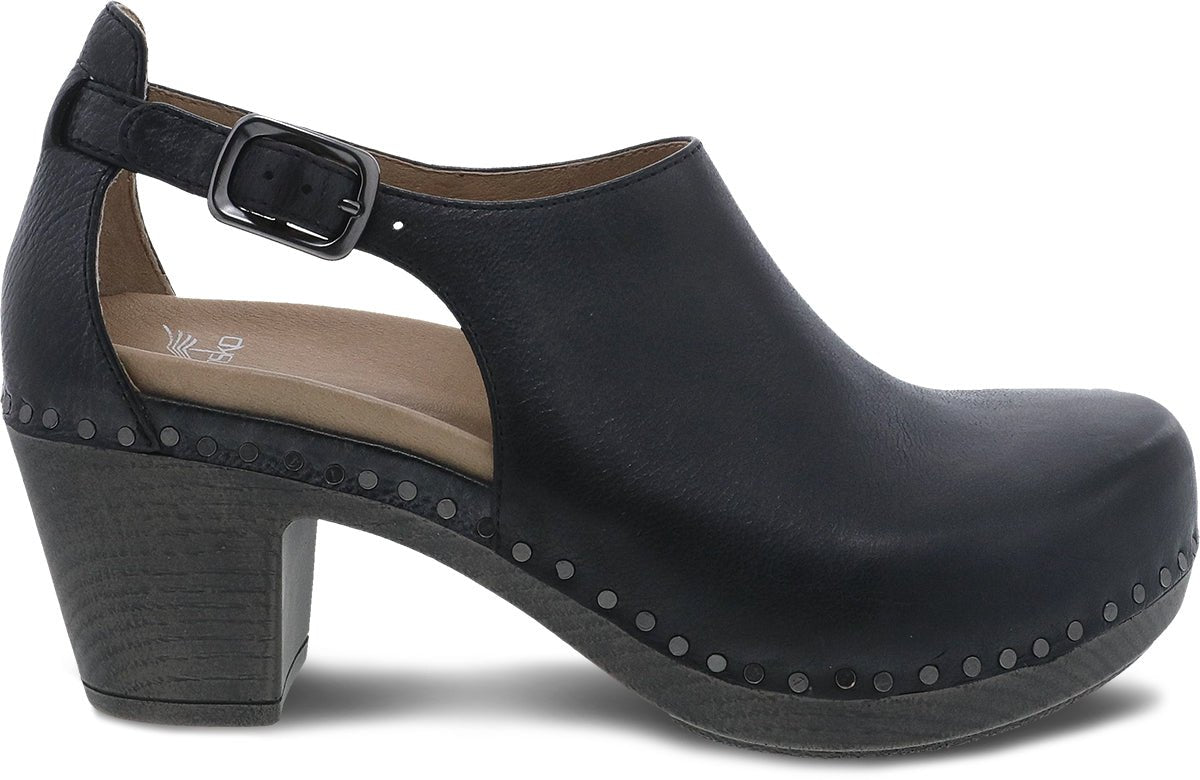 Sassy | Milled Nubuck | Black - Shoe - Dansko