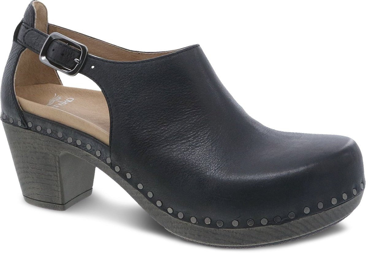 Sassy | Milled Nubuck | Black - Shoe - Dansko