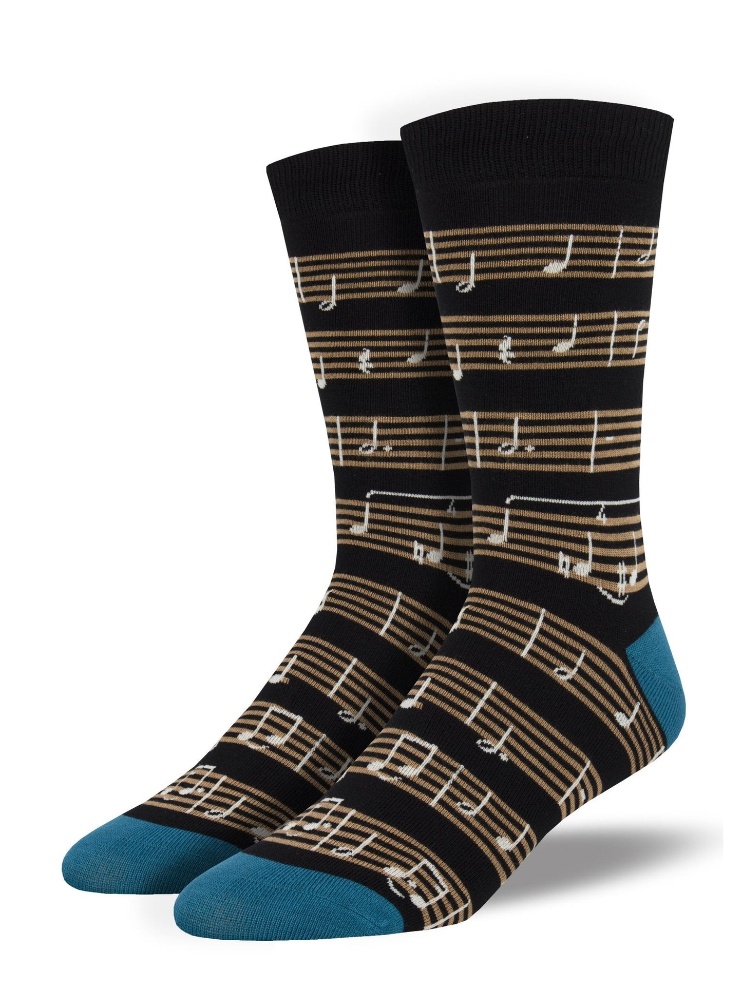 Sheet Music | Bamboo | Black - Socks - Socksmith