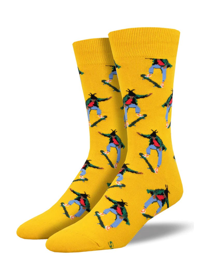 Skate Life | Men | Gold - Socks - Socksmith