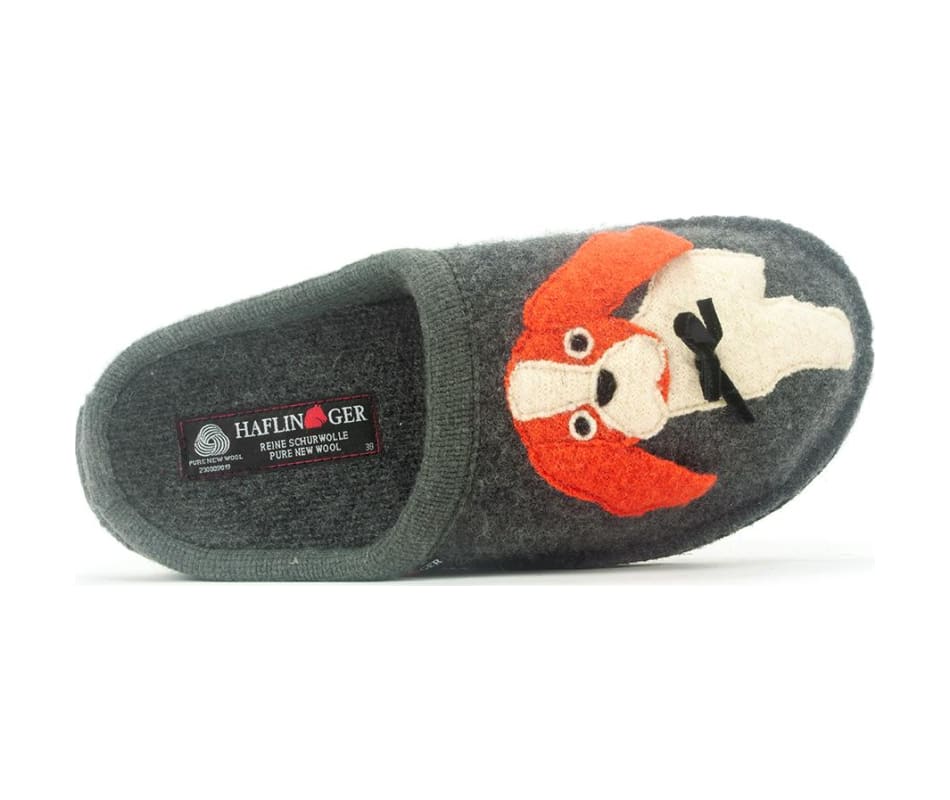 Spaniel Flair | Wool | Grey - Slipper - Haflinger