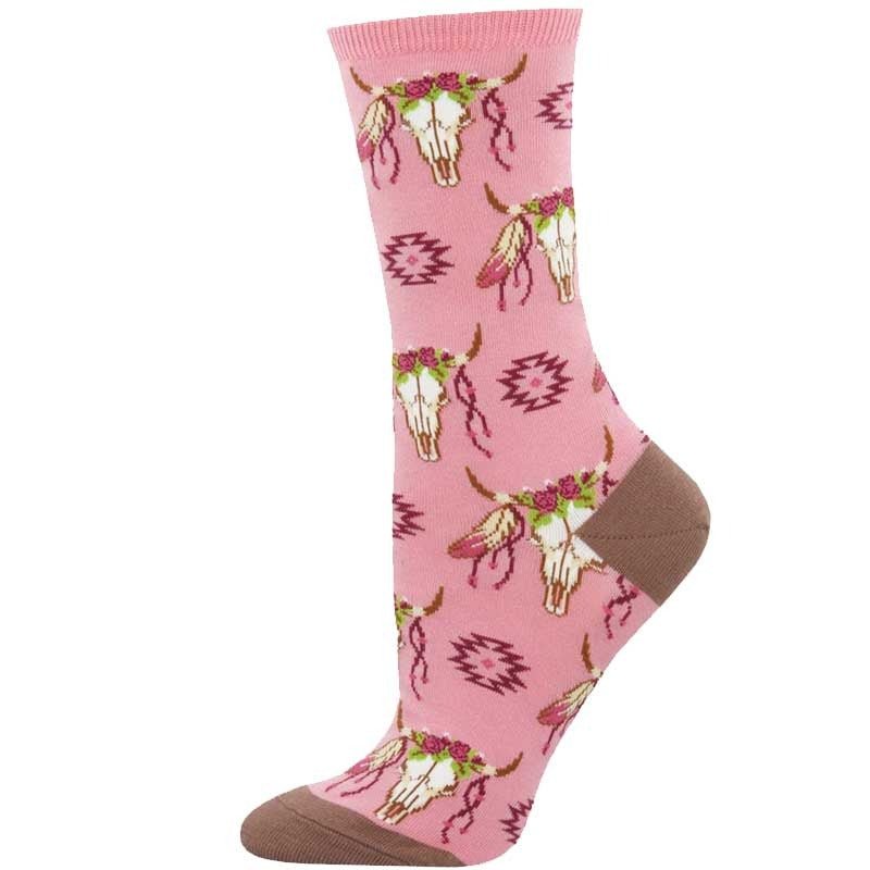 Steer Clear | Pink - Socks - Socksmith