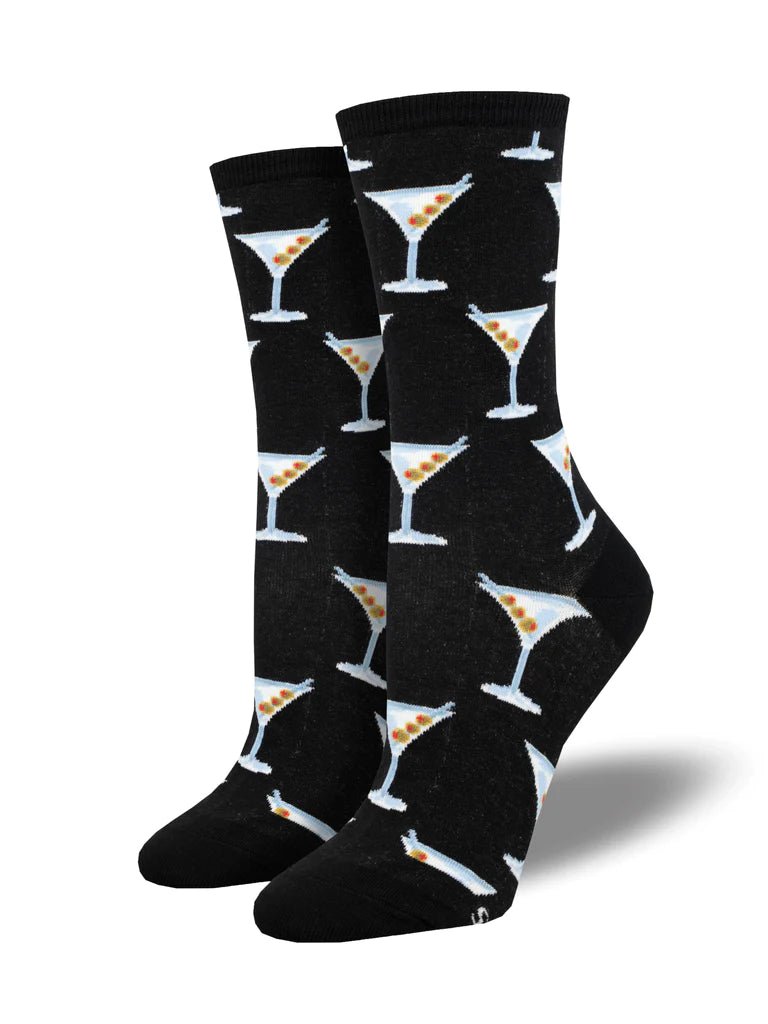 Stirred Martini | Black - Socks - Socksmith