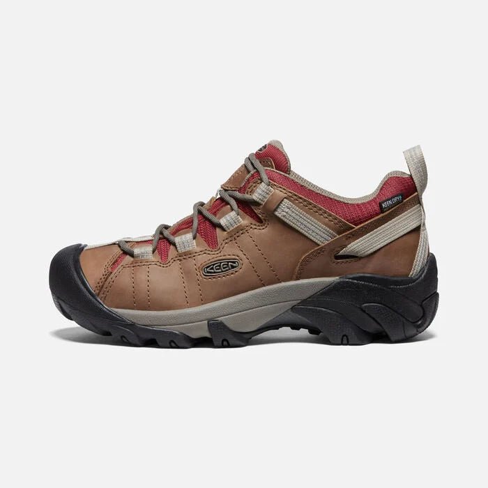 Targhee II Waterproof | Women's | Leather | Safari/Merlot - Shoe - Keen