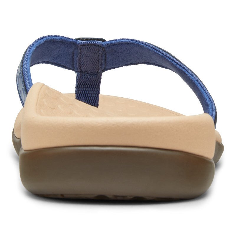 Tide Cassandra | Indigo Leather - Sandals - Vionic