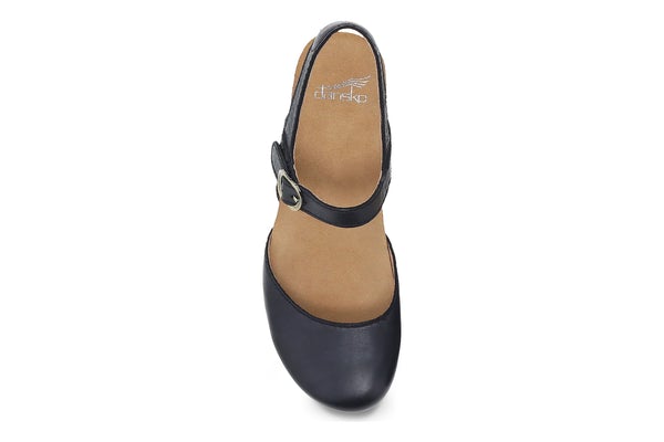 Tiffani | Milled Burnished | Black - Sandals - Dansko