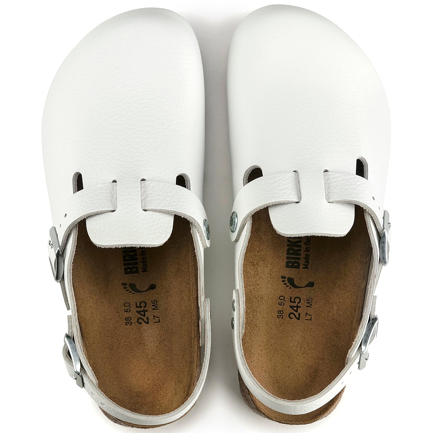 Tokyo Super Grip | Leather | White - Clog - Birkenstock