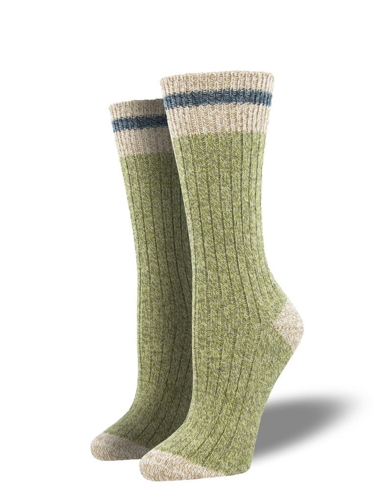 Yellowstone Cabin - Recycled Blend | Celery - Socks - Socksmith