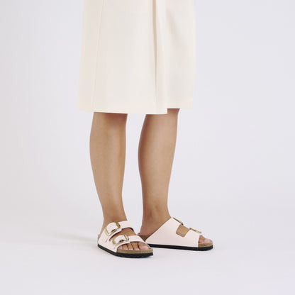 Arizona Big Buckle | High-Shine Patent Leather | Light Rose