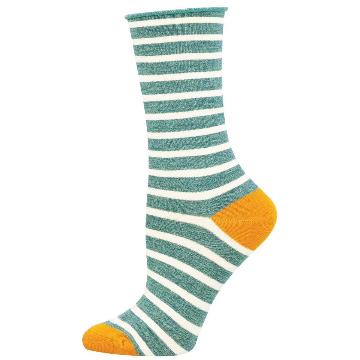 Sailor Stripe | Bamboo | Women | Teal Heather
