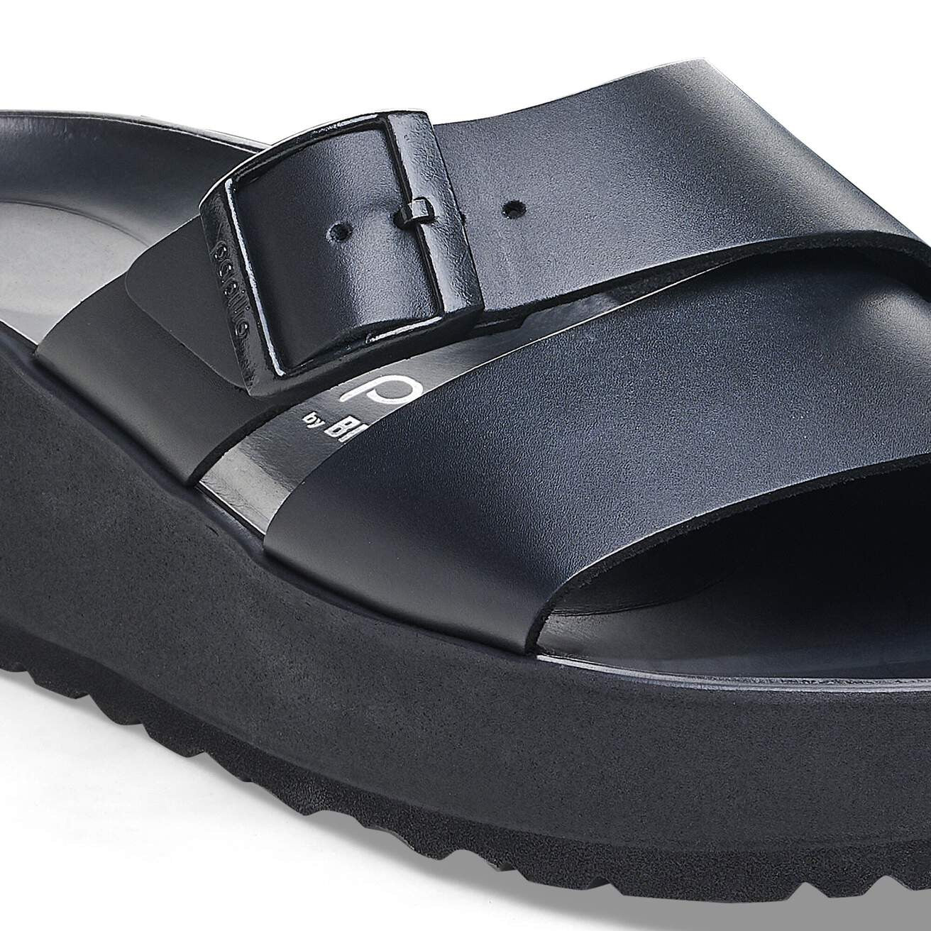 Almina | Leather | Black – Birkenstock Midtown