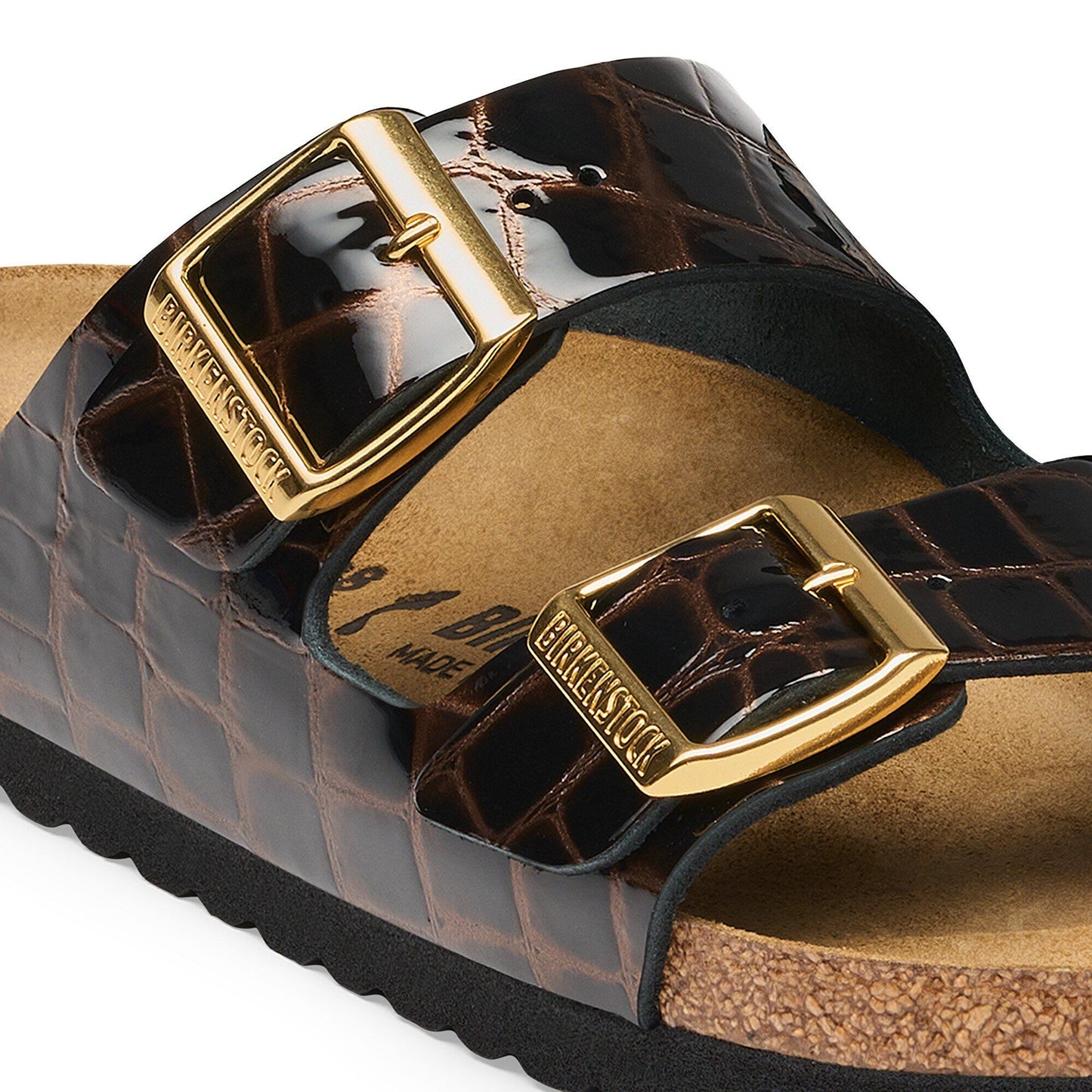 Arizona | Leather/Embossed | Animal Black