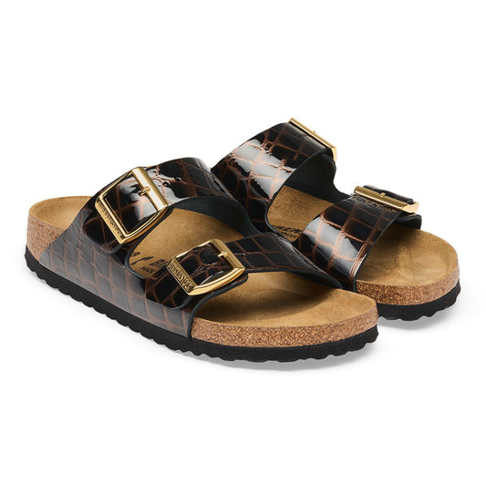 Arizona | Leather/Embossed | Animal Black