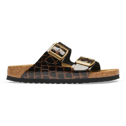 Arizona | Leather/Embossed | Animal Black