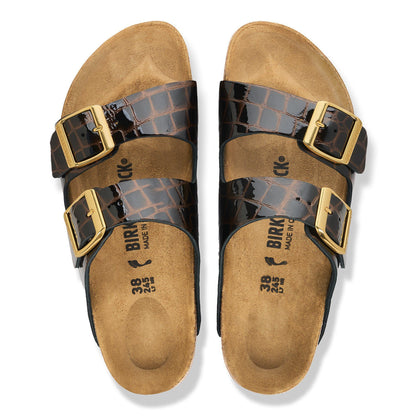 Arizona | Leather/Embossed | Animal Black