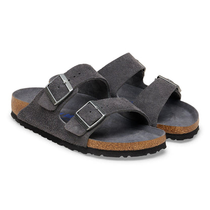 Arizona | Soft Footbed | Suede | Charcoal Tonal