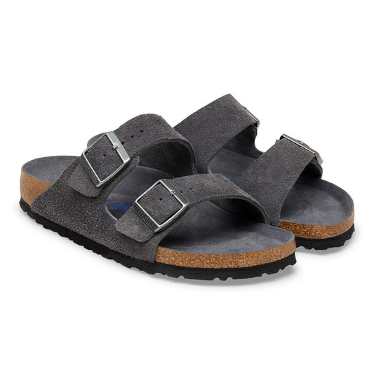 Arizona | Soft Footbed | Suede | Charcoal Tonal