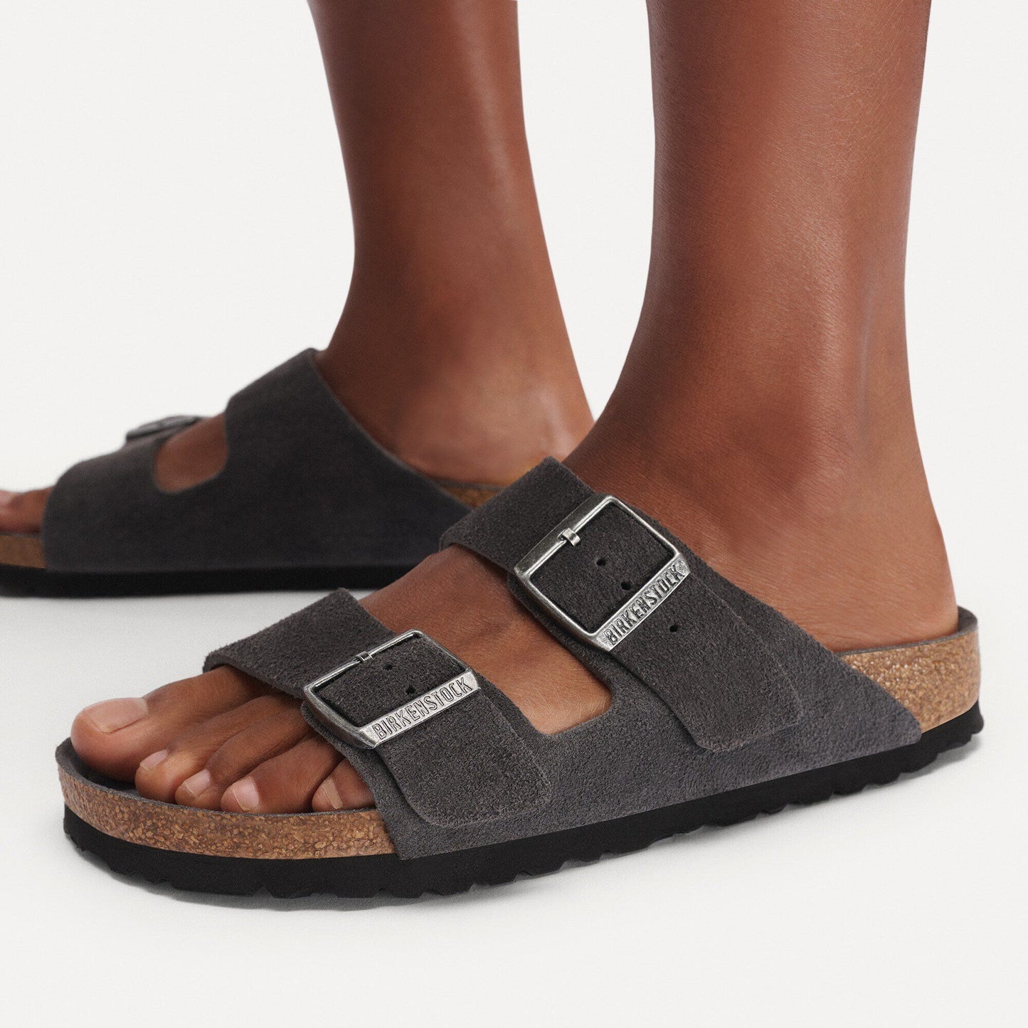 Arizona | Soft Footbed | Suede | Charcoal Tonal