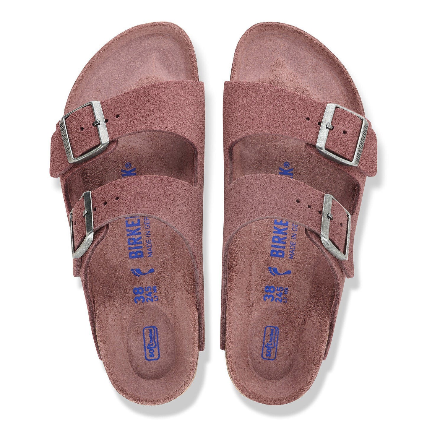 Arizona | Soft Footbed | Suede | Pepper Tonal