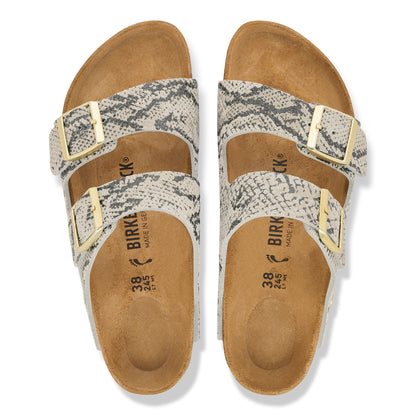 Arizona | Suede | Snake Print Oyster