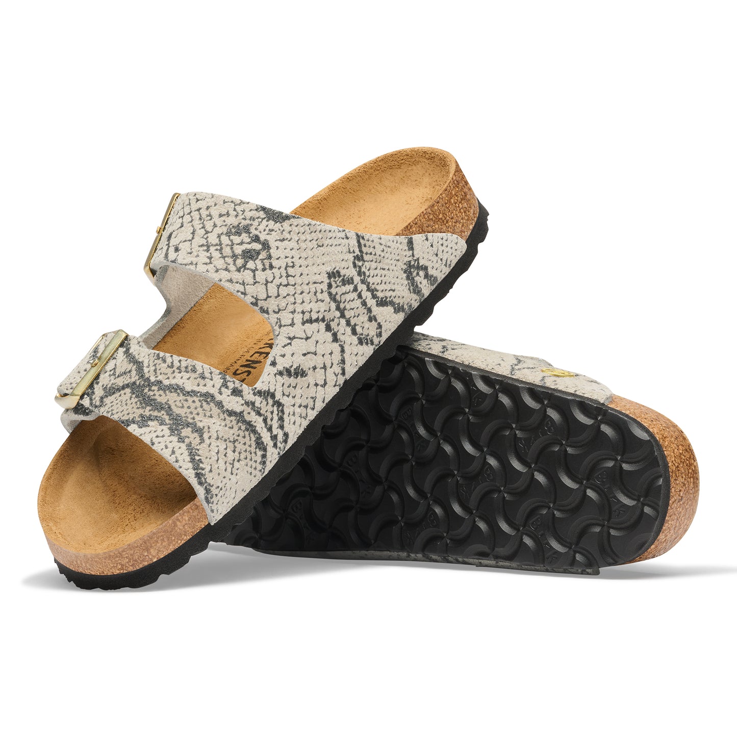 Arizona | Suede | Snake Print Oyster