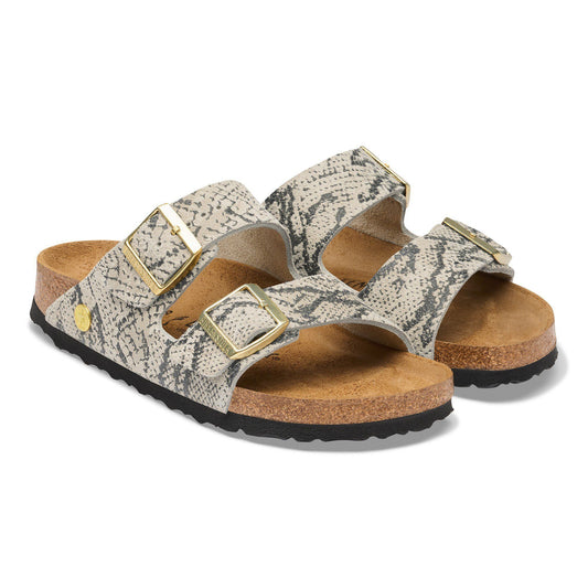 Arizona | Suede | Snake Print Oyster