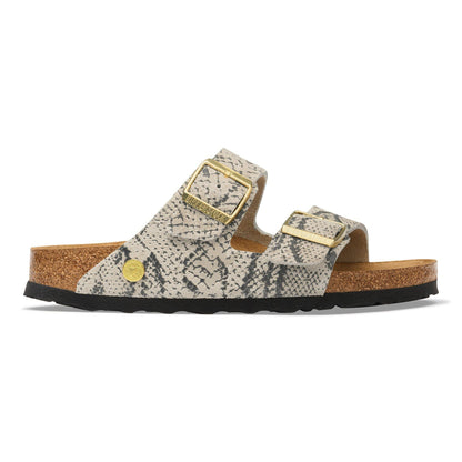 Arizona | Suede | Snake Print Oyster