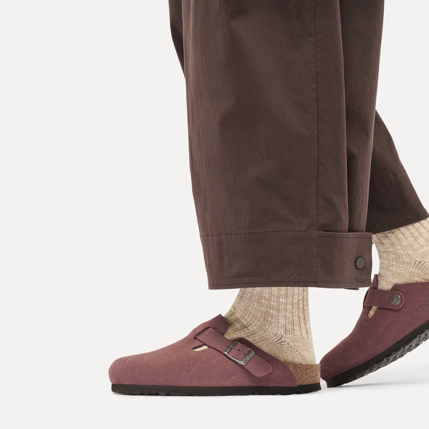 Boston | Soft Footbed | Suede | Pepper Tonal
