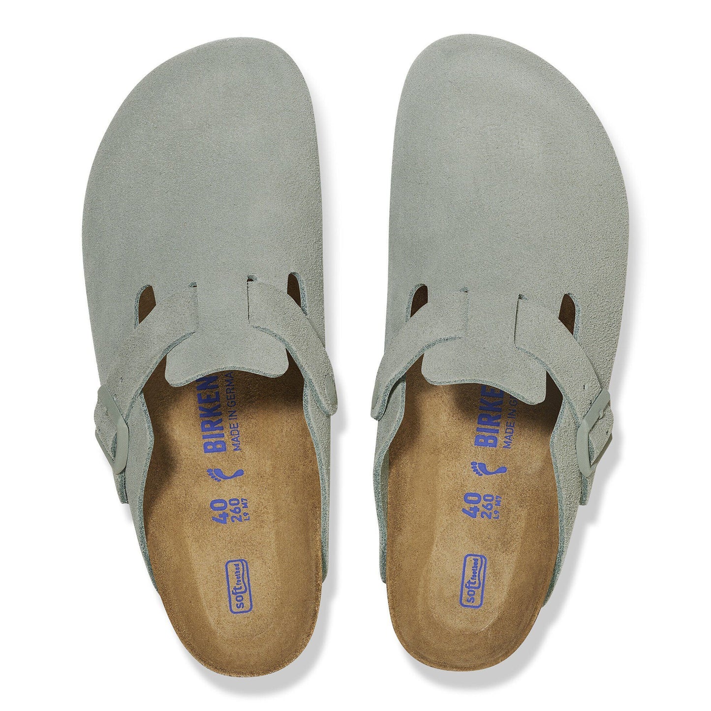 Boston | Soft Footbed | Suede | Pure Sage