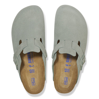 Boston | Soft Footbed | Suede | Pure Sage