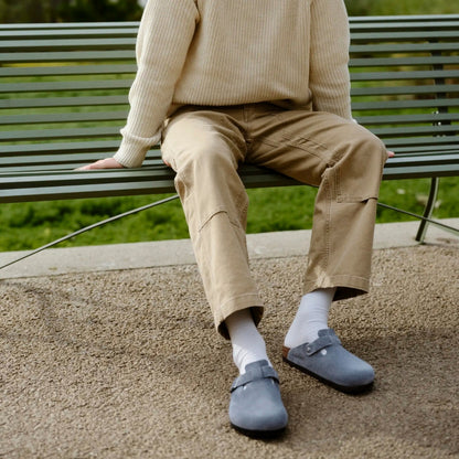 Boston | Suede | Stone Blue